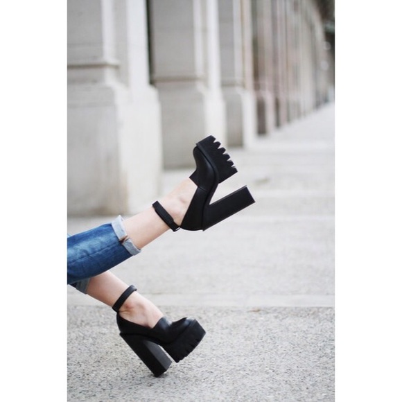 Jeffrey Campbell Shoes - Jeffrey Campbell Scully Platform Chunky Heel